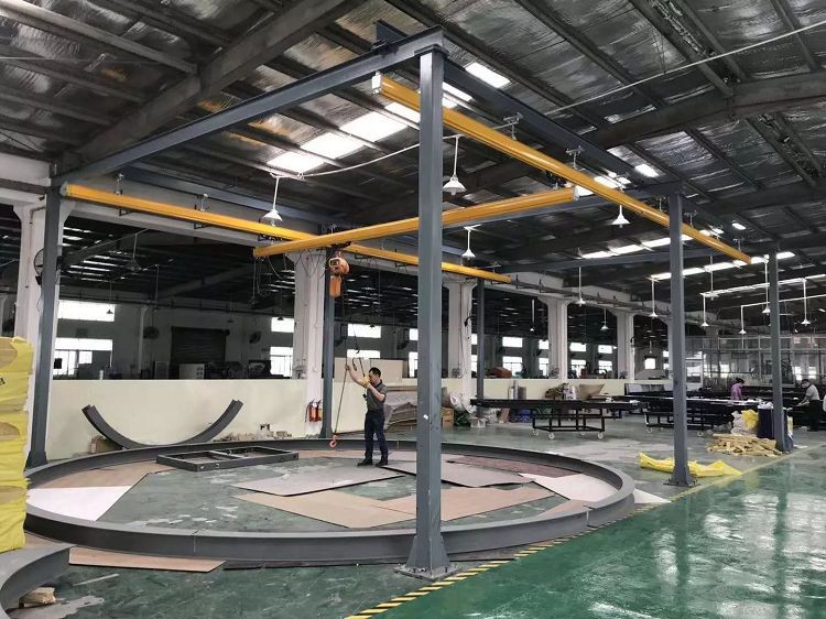 Suspended monorail crane Suspended monorail crane