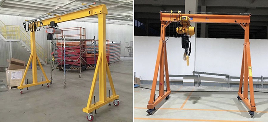 protable gantry crane with electric hoist protable gantry crane with electric hoist